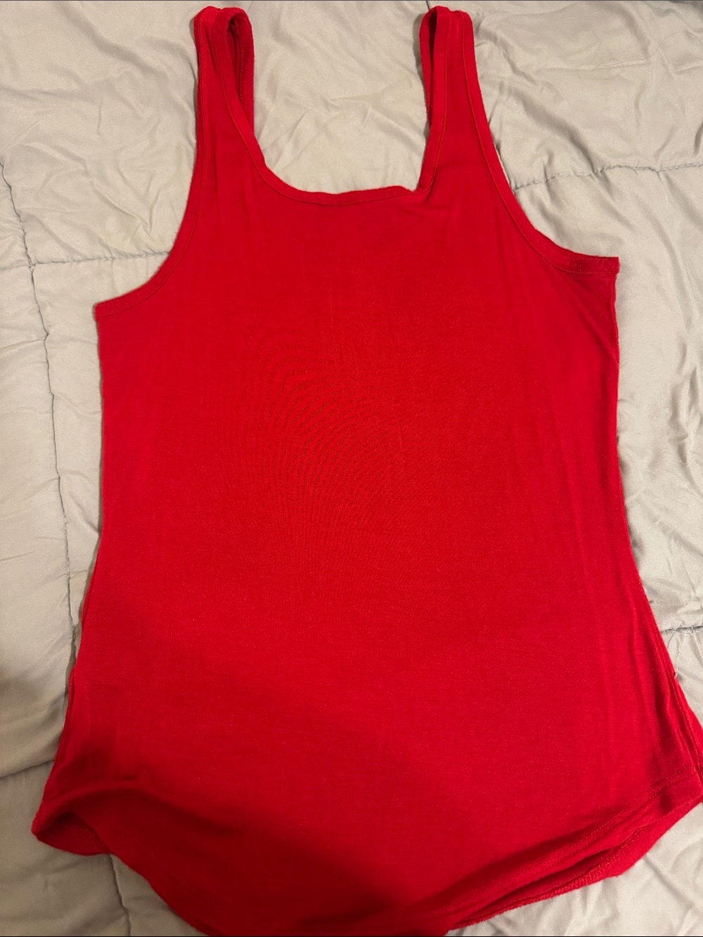 No Boundaries Red Double-Strap Tank with Ring Accents - Picture 6 of 6